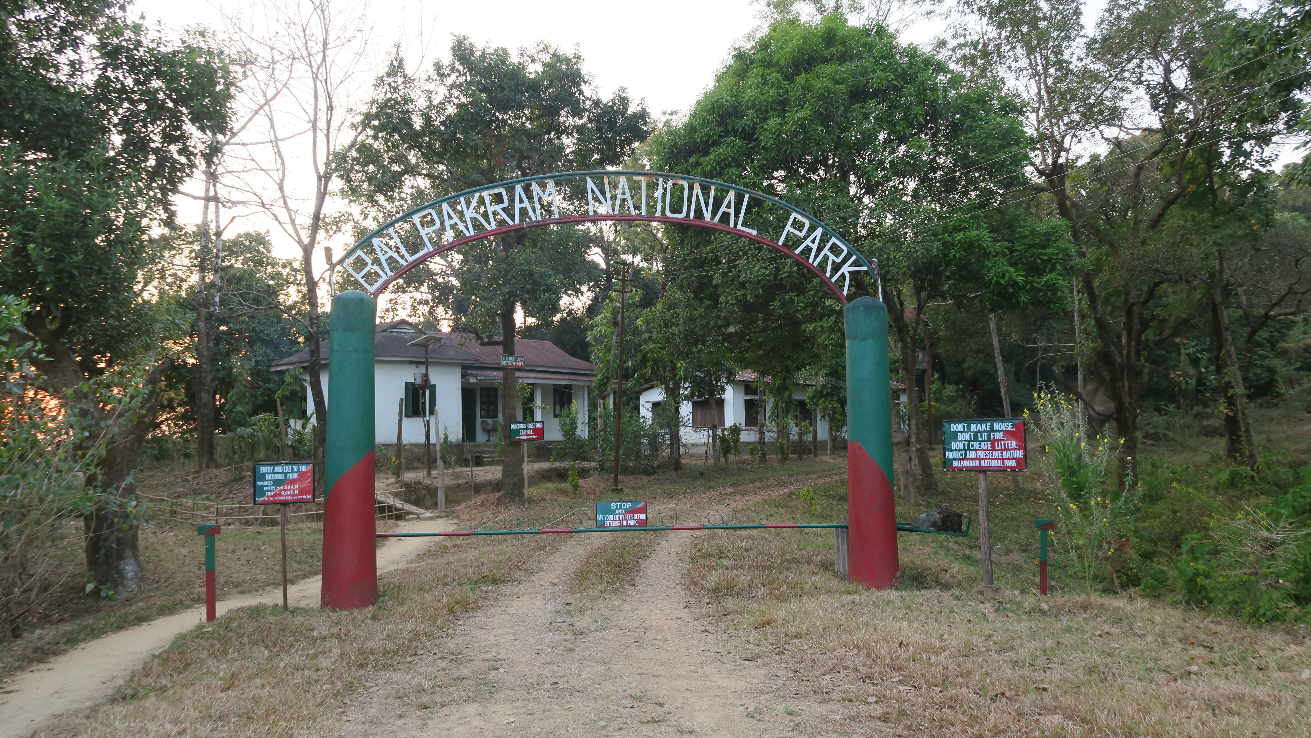 Picture 2 entrance gate of Balpakram National Park