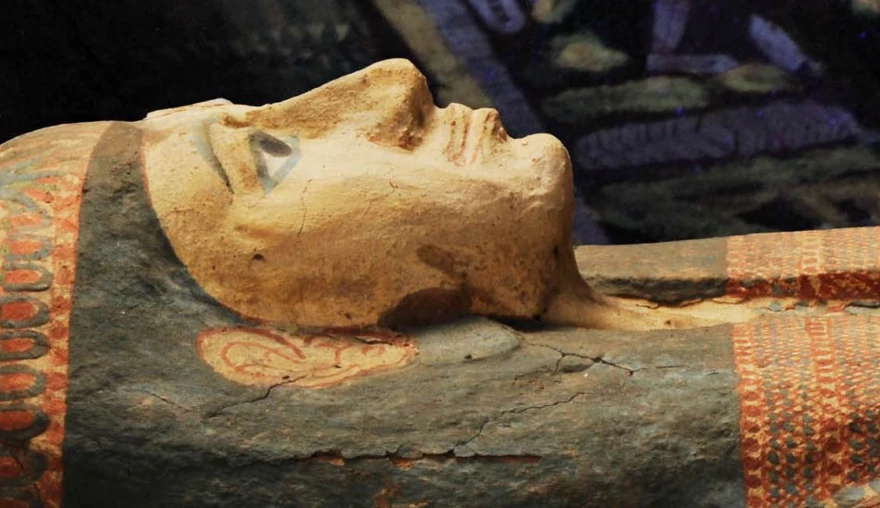 Mummies and coffins in Leiden