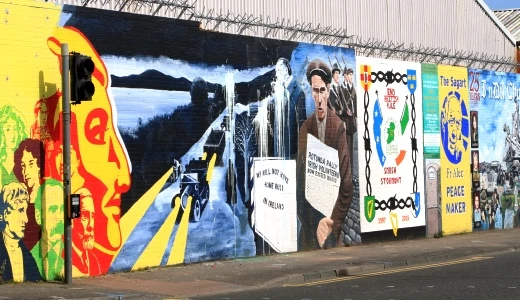 ‘Walls of Peace’ and memories of conflict in Belfast