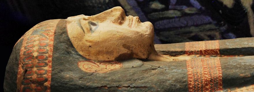 Mummies and coffins in Leiden